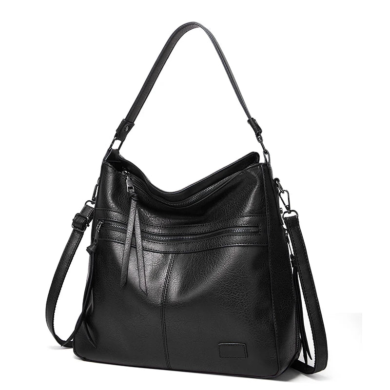 Large Leather Shoulder Messenger Bag