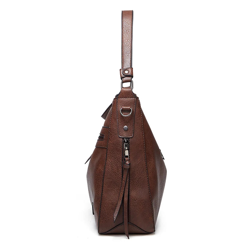 Large Leather Shoulder Messenger Bag