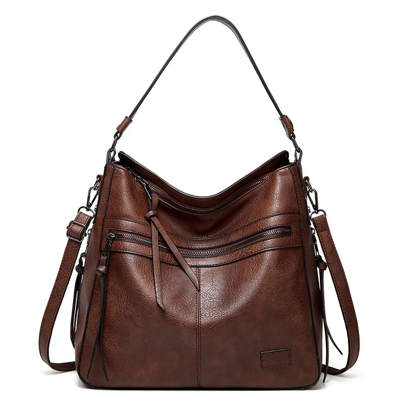 Large Leather Shoulder Messenger Bag