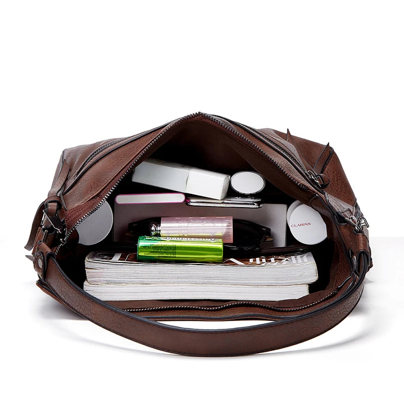 Large Leather Shoulder Messenger Bag