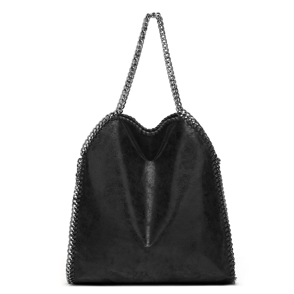 Soft Chain Shoulder Tote Bag