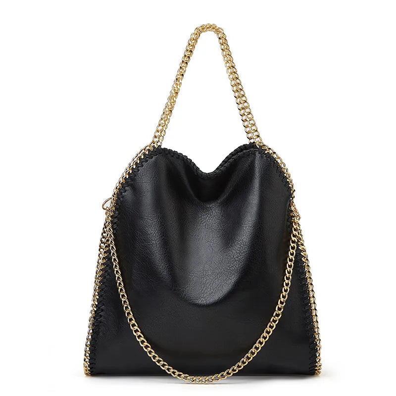 Soft Chain Shoulder Tote Bag