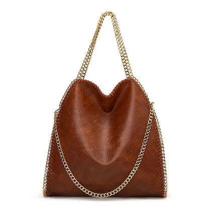 Soft Chain Shoulder Tote Bag