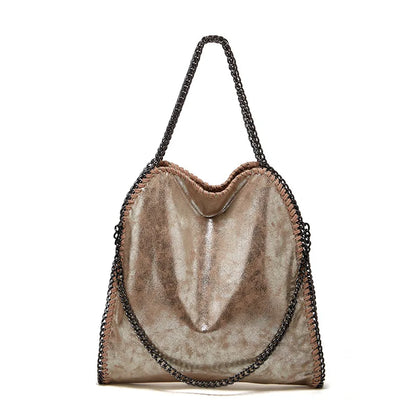 Soft Chain Shoulder Tote Bag