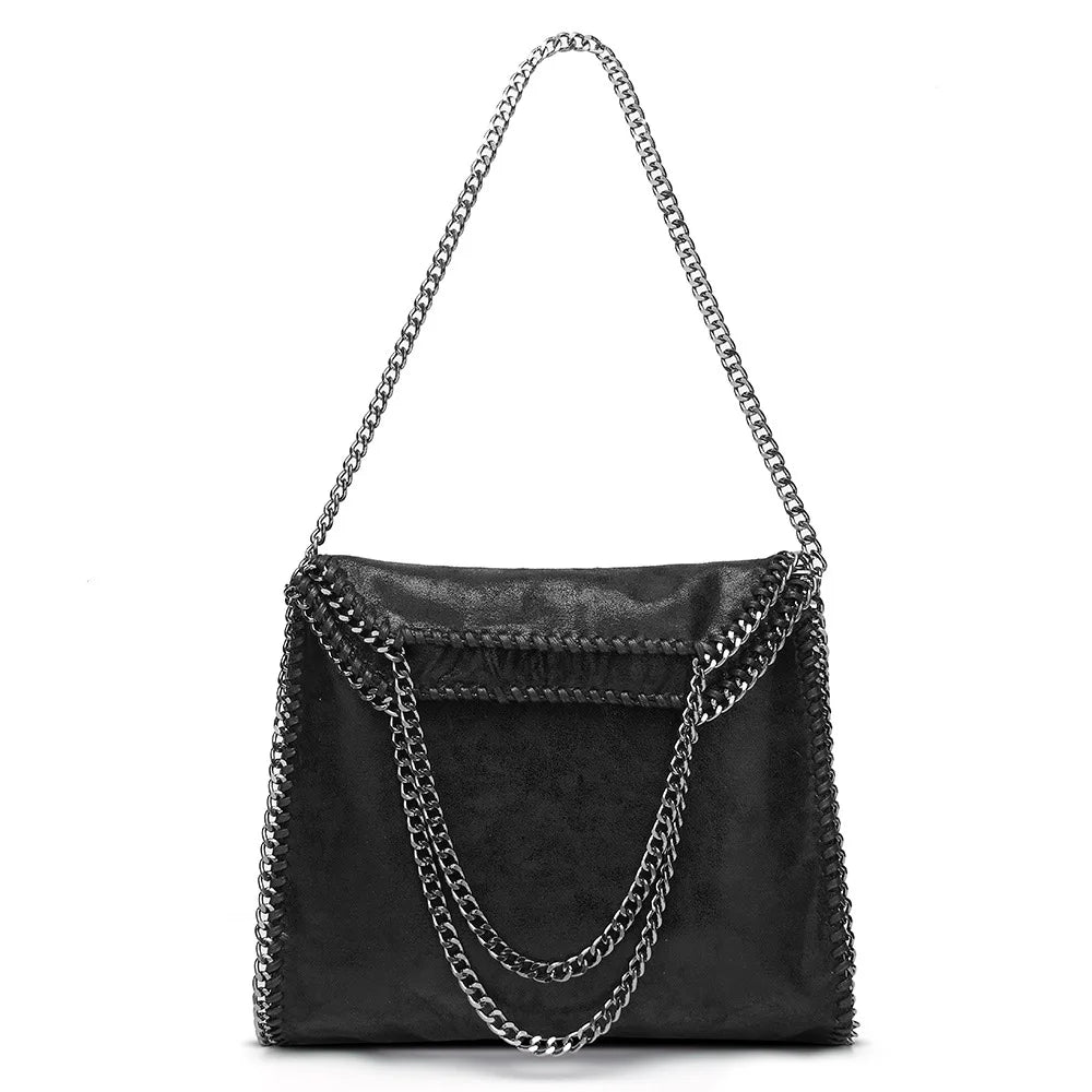 Soft Chain Shoulder Tote Bag